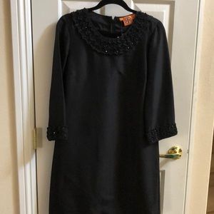 Tory Buch Black silk dress